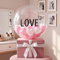 Vente en gros de ballons transparents Bobo, bulles transparentes réutilisables pour la décoration de fêtes d'anniversaire et de mariages