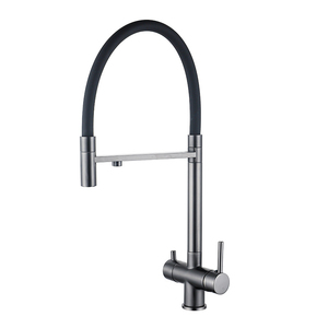 <span class=keywords><strong>Robinet</strong></span> de <span class=keywords><strong>cuisine</strong></span> extractible 3-en-1 en laiton, mitigeur à 2 fonctions <span class=keywords><strong>avec</strong></span> <span class=keywords><strong>douchette</strong></span>, <span class=keywords><strong>robinet</strong></span> monotrou <span class=keywords><strong>avec</strong></span> filtre thermostatique et <span class=keywords><strong>douchette</strong></span> extractible - Product Image 5