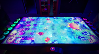 Kiosque de table d'activité pour enfants Gooest Indoor Interactive Smart Game avec art cinétique Meilleure table intelligente pour enfants