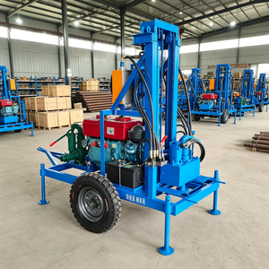 Potente y Compacta Plataforma de Perforación de Pozos de Agua de 200 Metros, Máquina Perforadora de Pozos de Agua Pequeña y Económica de 200m, Fabricada en China <span class=keywords><strong>para</strong></span> Hogar y Jardín - Product Image 6