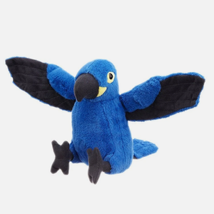 ตุ๊กตานกแก้วสีน้ำเงินแบบกำหนดเอง ตุ๊กตาแมคอว์นุ่มนิ่ม ของเล่นตุ๊กตาผ้าฝ้าย PP ปักลาย พร้อมอุปกรณ์เสริม ผู้จัดจำหน่ายขายส่งออนไลน์จากจีน - Product Image 2