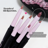 Crayon à Lèvres Mat Végétalien en Gros, Crème Personnalisée, Meilleur Crayon Contour des Lèvres, Marque Privée, Rouge à Lèvres Brillant Rose et Rouge de Luxe