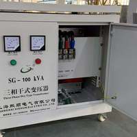 Transformateur d'isolement triphasé à sec 15 kVA - 80 kVA, série aluminium/cuivre, haute efficacité, pour machines CNC et laboratoires