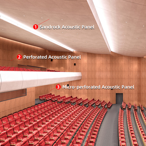 Panel Acústico de Lujo para Universidad, Moderno, Rígido, Inorgánico, Microporoso, Absorbente de Sonido, Trampa de Graves, Panel de Insonorización de Pared, <span class=keywords><strong>Precio</strong></span> - Product Image 4