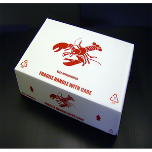 Cajas de papel <span class=keywords><strong>duro</strong></span> de caja de cartón corrugado para camarones y peces embalaje de mariscos langosta venta al por mayor - Product Image 6