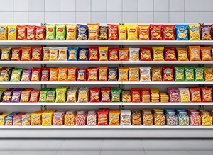 Estanterías Metálicas Ligeras de Una Sola Cara para Supermercados y Tiendas de Abarrotes, Estantes Blancos de Exhibición para Almacenamiento, Góndola de Una Sola Cara - Product Image 3