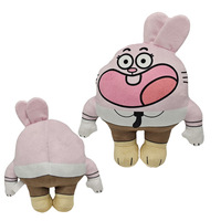 Peluche personnalisée avec logo The Amazing World of Gumball, jouet en peluche Gumball, le monde merveilleux de Forrest Gump, poupées en peluche, coussin doux, cadeau