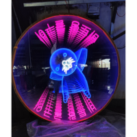 Espejo Melaleuca 3D LED Abyss, Espejo Mágico Abisal de Neón