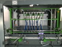 Machine de remplissage de boissons automatique à haute efficacité, à entraînement électrique, anti-corrosion, pour bouteilles en plastique/verre avec moteur