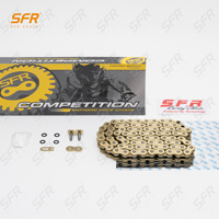 Nouvelle Vente en Gros Directe d'Usine SFR - Ensemble Chaîne et Pignon Métalliques Série 520 pour Moto Nighthawk 250/Suzuki DR200SE