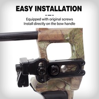 Repose-flèches de tir à l'arc SPG pour la chasse, pour arcs à poulies et arcs classiques, compatible avec flèches en carbone pur, en fibre de verre et en acier, accessoires d'entraînement pour sports de plein air