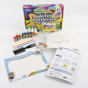 DIY Magic Creative Marble Paint Kit para niños y <span class=keywords><strong>adultos</strong></span> Herramientas <span class=keywords><strong>de</strong></span> dibujo Marbling Paint in Water - Product Image 3