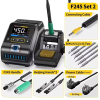 Stations de soudage intelligentes réglables Fnirsi DWS-200 F245 200W, contrôle de la température, chauffage rapide pour outil de soudage