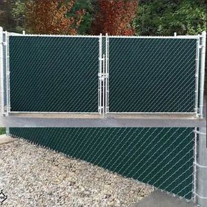 سياج ربط بنمط سلسلة للخصوصية مع شريط بلاستيكي للخصوصية سياج ربط بنمط مشبك من البولي إيثيلين بأسطوانة حاجز مرئي لسور الخصوصية بالفناء - Product Image 5