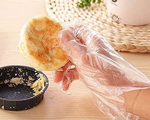 Usa e getta PE/CPE/TPE Guanti di Plastica A Mano Guanto di polietilene a mano guanto che fa la macchina - Product Image 5