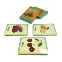 Hoge Kwaliteit Op Maat Gedrukt Fruit Flash Geheugenkaart Spel Educatieve Speelkaarten Voor Kinderen