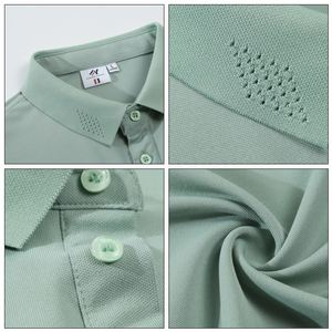 Polo promotionnel en polyester unisexe avec logo personnalisé, t-shirt publicitaire pour entreprise - Product Image 5