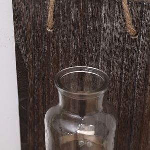 <span class=keywords><strong>Vase</strong></span> <span class=keywords><strong>mural</strong></span> <span class=keywords><strong>mural</strong></span> en <span class=keywords><strong>bois</strong></span> écologique Style rétro, décoration de maison Oem, plante vert hydroponique, <span class=keywords><strong>Vase</strong></span> suspendu, 1 pièce - Product Image 6