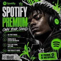 Cuenta Premium de Música Spotify de 1 Año y 1 Asiento, Activación Rápida, Invita a Unirte a la Suscripción Familiar Premium Personal