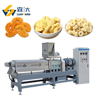 Extrudeuse alimentaire pour snacks soufflés, machines à fabriquer des snacks de maïs soufflé, machine à faire des boules de fromage soufflées, ligne de production de chips de riz