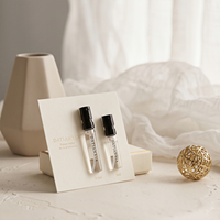 Flacons d'échantillons de parfum en verre de luxe 2 ml 2,5 ml, flacons pulvérisateurs transparents avec atomiseur, impression sérigraphique pour testeur de parfum