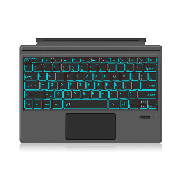 Wholesale Color-Backlit Magnetic Wireless Keyboard with Touchpad for Microsoft Surface Pro 3/4/5/6/7/7 Plus