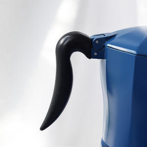 Olla <span class=keywords><strong>Moka</strong></span> cubana clásica italiana, estufa azul, cafetera Espresso, cafeteras de Metal, máquina de elaboración de tazas Espresso - Product Image 5