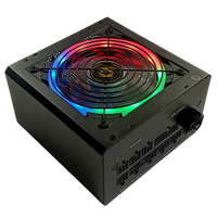 GREENLEAF catu daya Gaming Modular penuh, 750W/850W ATX 3.1 PCIe 5.1 RGB lampu kipas sunyi perlengkapan daya PC