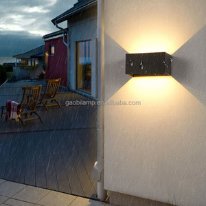 <span class=keywords><strong>Badu</strong></span> IP65 Étanche Garantie 2 ans Appliques murales LED Aluminium 3000K Réglable Carré Angle de faisceau 180° pour Jardin Cour Extérieur - Product Image 1