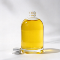 Bouteilles en verre transparent à fond épais et épaule ronde pour le stockage d'échantillons et l'emballage en gros