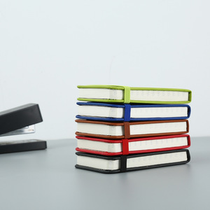 Libreta de Cuero de Alta Calidad Mini A7 con Encuadernación Térmica, Banda Elástica y Bolsillo Portátil para Apuntes Diarios de Estudiantes - Product Image 4