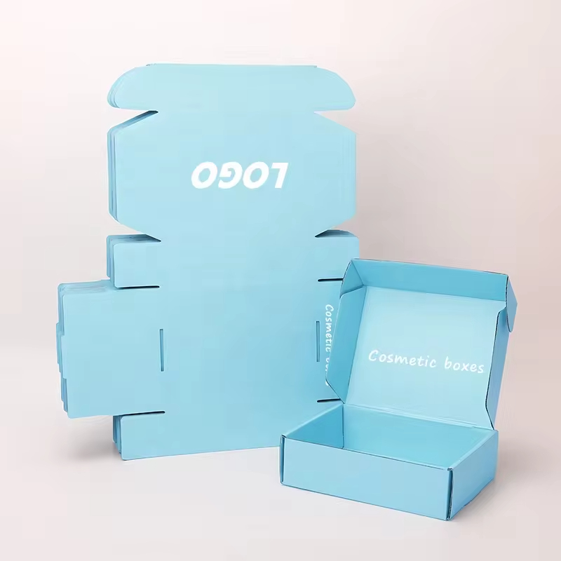 Manufacturer Large Color Printed Cardboard Mailing Apparel Box Corrugated Custom Shipping Boxes With Logo Packaging