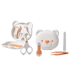 Coupe-ongles de sécurité anti-pincement en acier inoxydable Huniu Toys pour nouveau-nés et enfants – Kit de soin des ongles pour nourrissons - Product Image 2