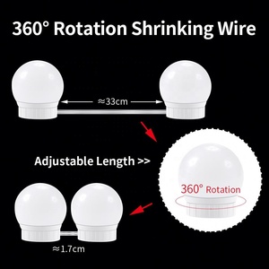 Yüksek kaliteli banyo soyunma tablo Vanity ışıkları ayna LED ampuller makyaj dokunmatik dim LED lamba Lens far - Product Image 4