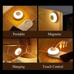 Lámpara de Mesa 2 en 1 con Carga Inalámbrica para Teléfonos Móviles, Lámpara de Noche para Mesita de Noche, Sensor de Movimiento Corporal, Lámpara de Escritorio LED con Carga USB para Dormitorio - Product Image 6