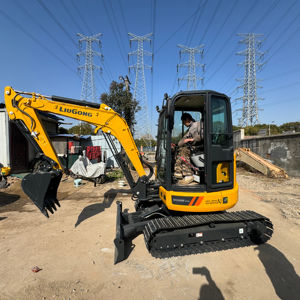 Liugong เครื่องขุด9035F ตีนตะขาบขนาดเล็กแบรนด์จีน3.8ตันของใหม่ที่มีส่วนประกอบหลักเครื่องยนต์ปั๊มมอเตอร์ - Product Image 1