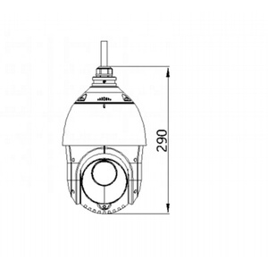 กล้องวงจรปิด DS-2DE4425IWG-E & DS-2DE4425IW-DE (T5) ความละเอียด 4MP ซูมออปติคอล 25 เท่า แบบเน็ตเวิร์ค IR Speed Dome PTZ (ราคาโปรโมชั่น) (รุ่นไม่มีโลโก้) - Product Image 3
