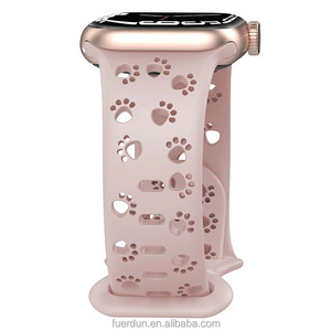Correa de Silicona Hueca para IWatch Serie 9 8 7 6 SE, Correa con Diseño de Gato para Apple Watch, Banda de 38 40 42 44 45 49mm - Product Image 5