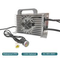 72V25A 48V35A 24V40A chargeur de moto électrique chargeur de chariot à 8 sièges