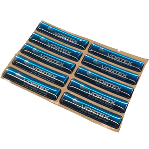 Autocollants en dôme époxy bleu métallisé pour la marquage des appareils électroménagers, chauffage, ventilation, climatisation - Product Image 2