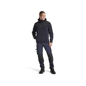 BLAKLADER - 594025368699XS Chaqueta de punto Softshell Dark Navy/Black-EAN 7330509802670 CHAQUETAS DE TRABAJO - Product Image 3