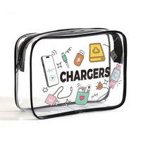 Sac de maquillage personnalisé en PVC TPU recyclé, sac cosmétique écologique et durable, fournisseur en gros, usine