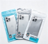 Water Proof Custom Design Electronic Accessory Pouches Eco-friendly Three Side sealed Bags for Mobile Phone case Bags