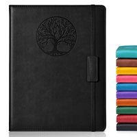 Carnet de notes et agenda personnalisable A5 en cuir rigide avec reliure cousue, ligné, pour voyages, affaires, travail, école