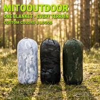 Couverture imperméable Woobie, doublure de poncho anti-déchirure, couverture de chasse d'extérieur pour l'hiver