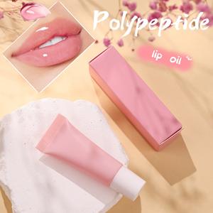 Aceite Labial Vegano Personalizado, Aceite Labial de Camelia, Marca Privada, Bálsamo Labial Hidratante Antienvejecimiento con Péptidos, Aceite Labial con Logotipo Personalizado - Product Image 2