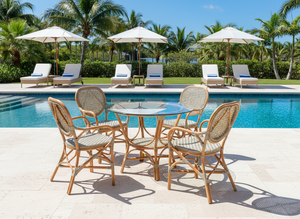 Ensemble de salle à manger en rotin/osier de style asiatique élégant et confortable pour la maison, la villa, l'appartement, l'hôtel, provenant d'Indonésie - Product Image 2