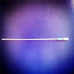 disposable rounded tip biopsy tube with depth marking