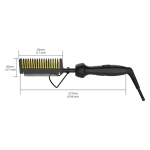 Mini <span class=keywords><strong>cepillo</strong></span> <span class=keywords><strong>el</strong></span>éctrico <span class=keywords><strong>alisador</strong></span> <span class=keywords><strong>para</strong></span> <span class=keywords><strong>pelo</strong></span> <span class=keywords><strong>rizado</strong></span>, accesorios de peinado profesionales, peine caliente, Etiqueta Privada, los más vendidos - Product Image 3