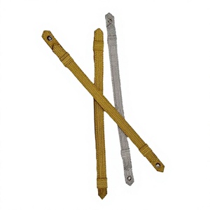 Sangle de mentonnière de cérémonie torsadée de couleur or argent personnalisée de haute qualité vente de mentonnière quantité en vrac par QUICK WAY INDUSTRIES - Product Image 1